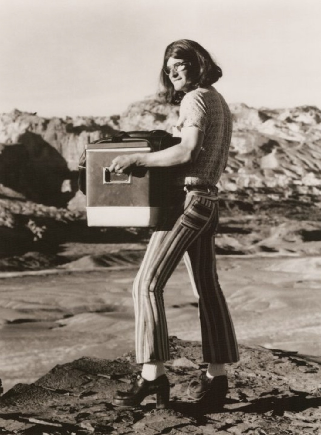 Crispin dressed as "Rubin Farr"